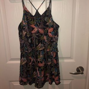 Floral Pattern Romper